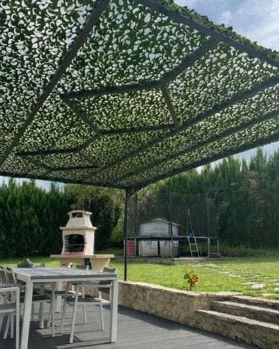 RED DE CAMUFLAJE REFORZADA CON PARACORD - OMBRECAMO